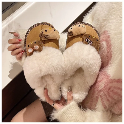 Hello Kitty Fluffy Slippers